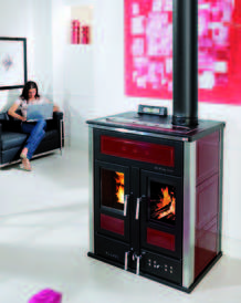Klover BiFire Mid Log and Pellet Boiler Stove