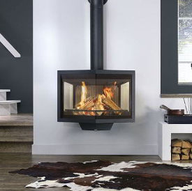 Wanders compact black diamond stove
