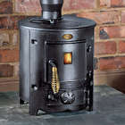 Clarke Barrel Cast Iron Wood Burning Stove